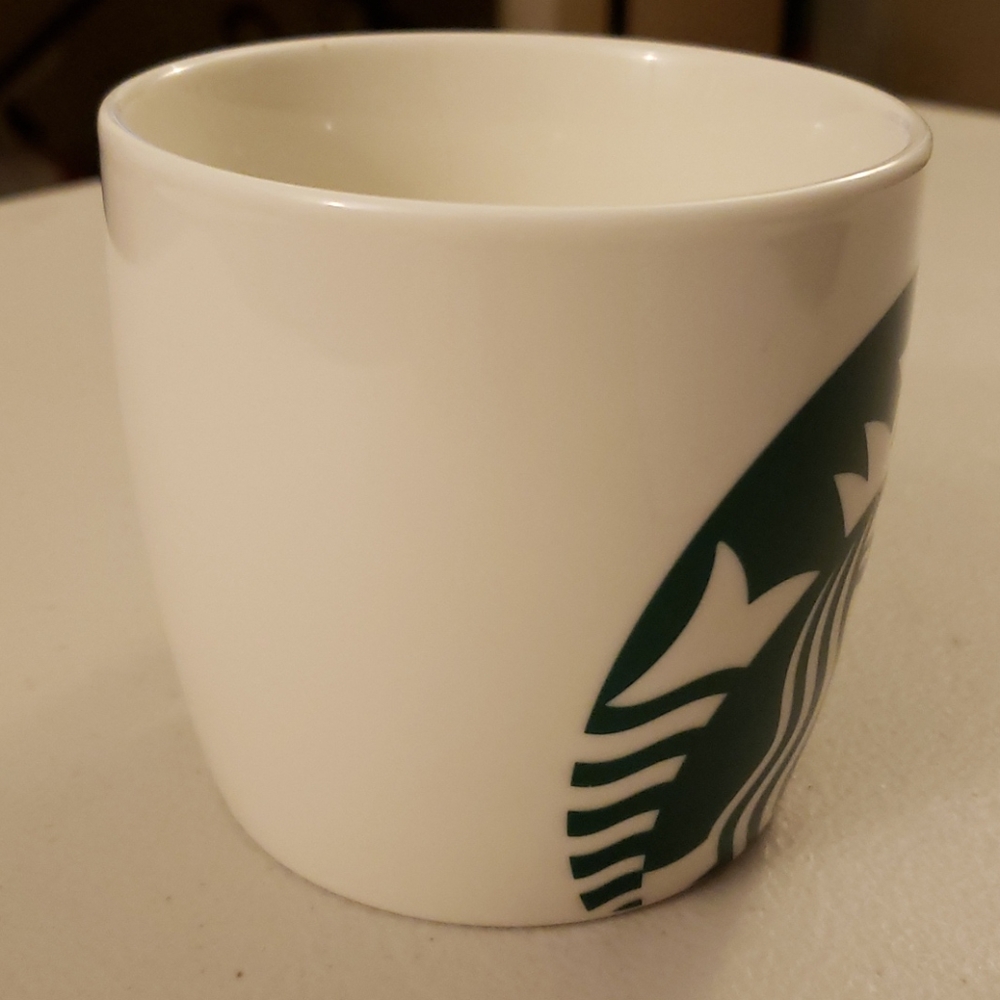 Starbucks 14fl oz White w/green Logo - Picture 3 of 5